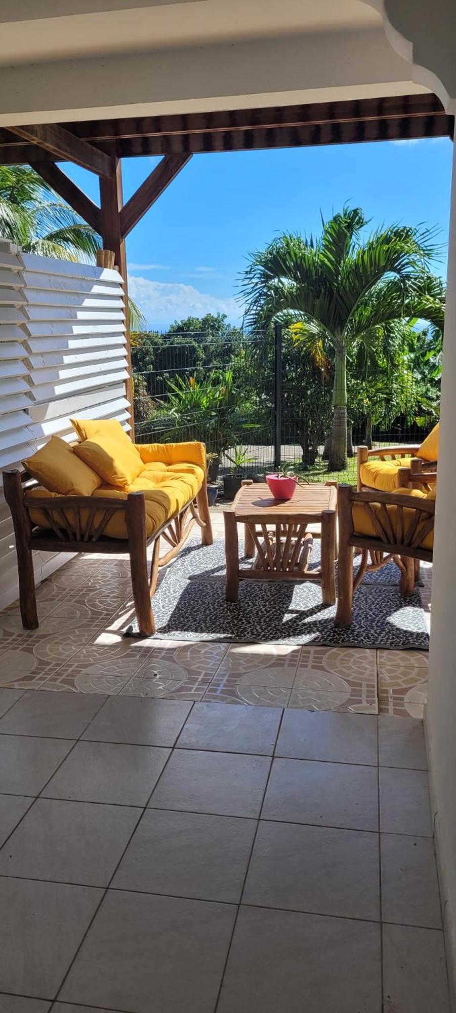 Bel appartement privé, magnifique vue sur la mer des Caraibes et jardin clos, WiFi, à 2mn de la plage Sainte-Luce Exterior foto